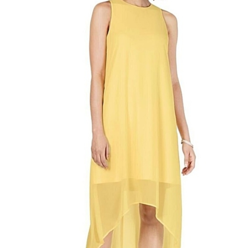 NWOT alfani citrus sunset yellow shift dress